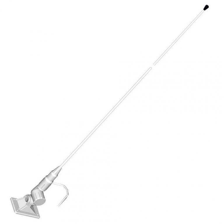 Antenne VHF ECO 3dB, 1,2 m, 5m de c�ble, rotule plastique