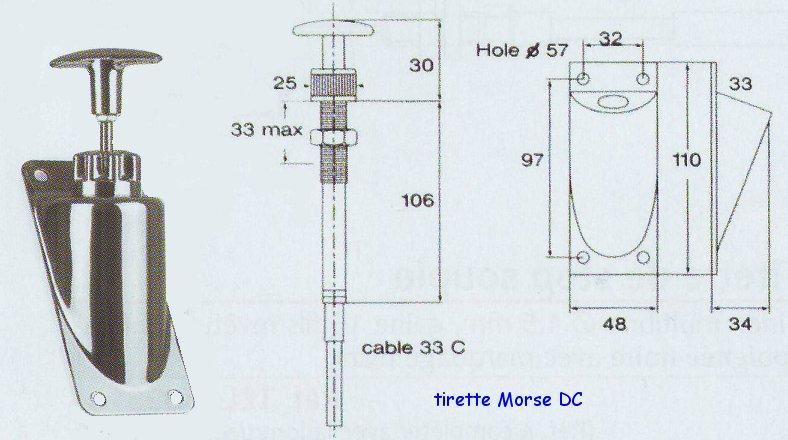 Tirette Morse DC