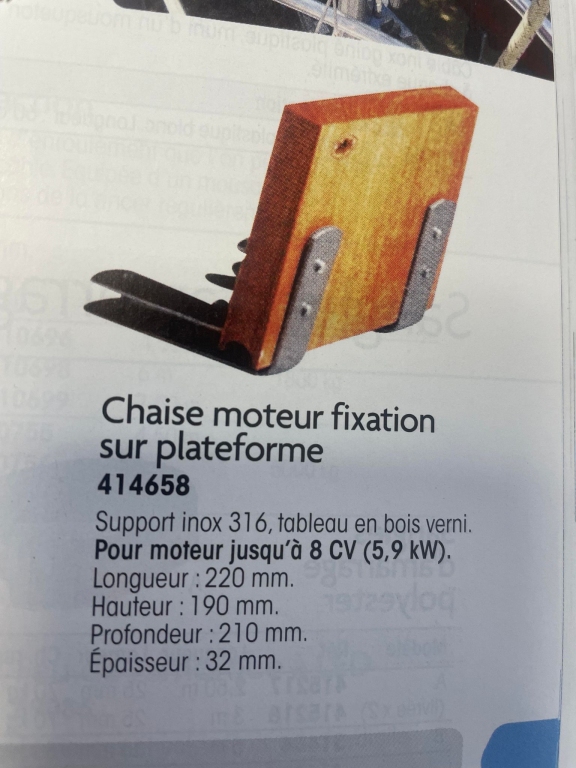 Chaise plate-forme