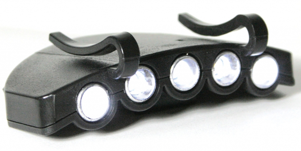 Lampe � led pour casquette