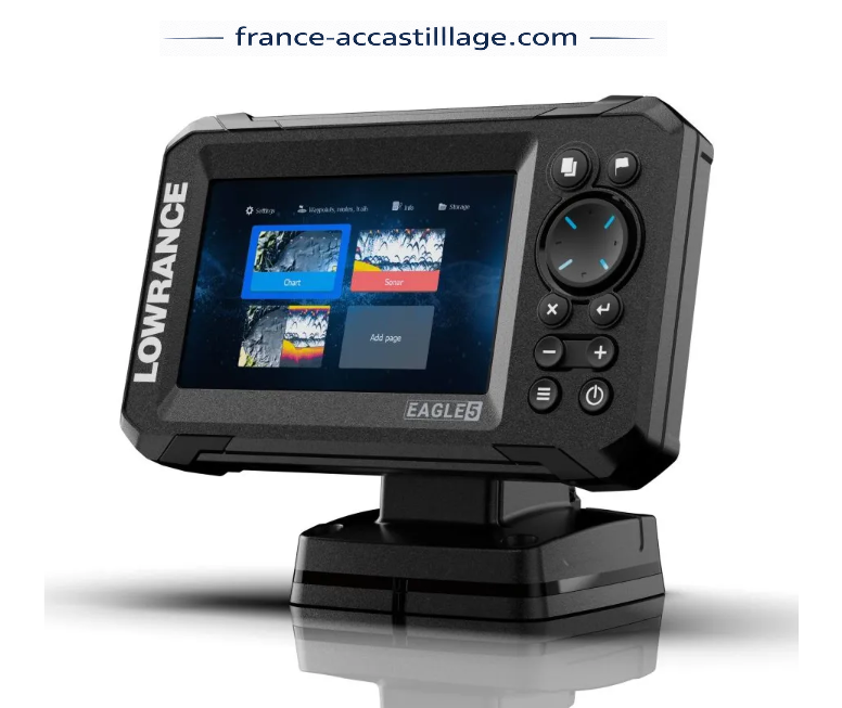 Combin� GPS/sondeur Lowrance Eagle 5 avec Sonde HDI 83/200 KHz