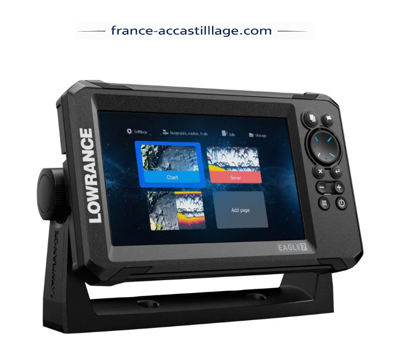 Combin� GPS/sondeur Lowrance Eagle 7 avec sonde SplitShot HD
